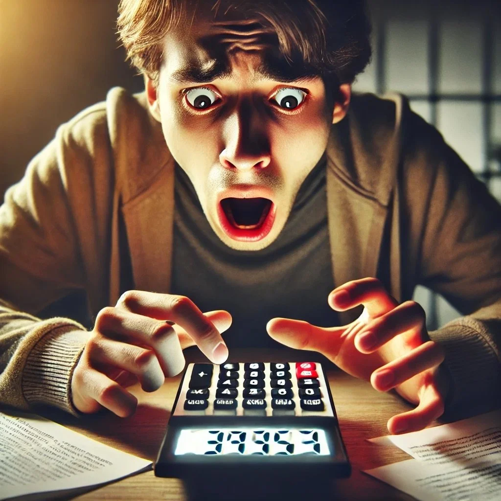  Crunching the numbers has never been this easy and shocking. Don’t panic, we can help.  